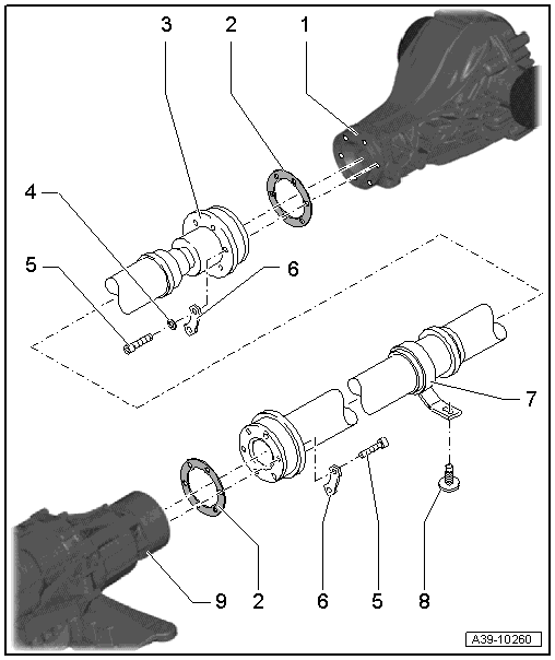 Overview - Driveshaft, Bolts On Transmission Side