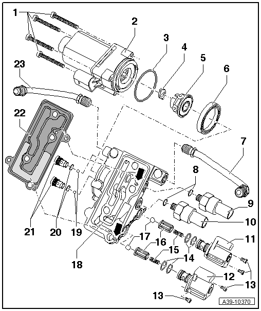 Hydraulic Control Unit, Disassembling and Assembling