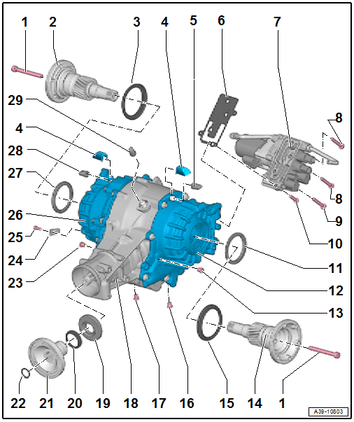 Overview - Final Drive 0BE, 0BF, Disassembling and Assembling