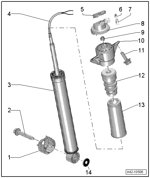 Shock Absorber with Electronic Damping