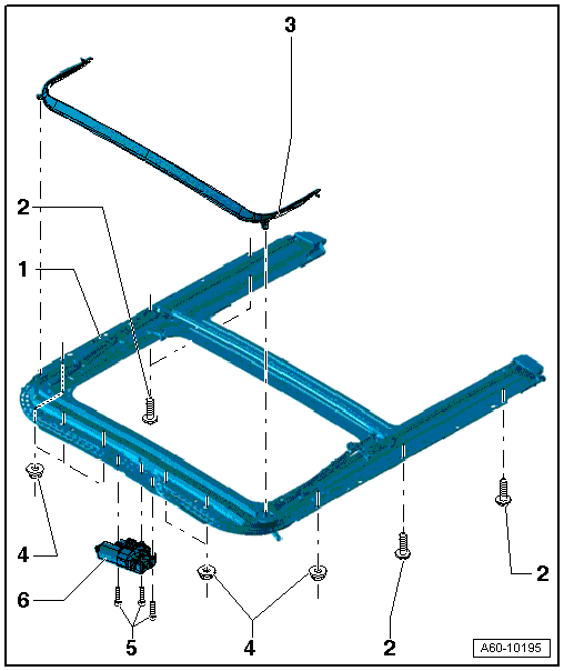 Overview - Sunroof, Sunroof Frame