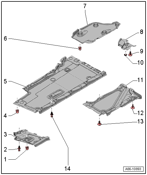 Overview - Front Underbody Panels