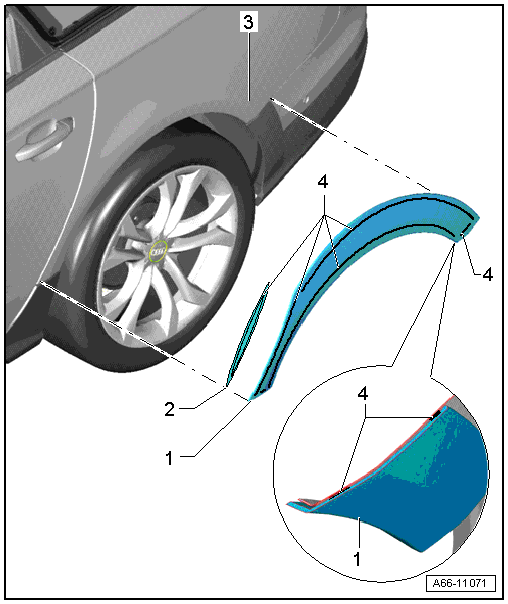 Wheel Cover for Side Panel and Rear Door, Replacing