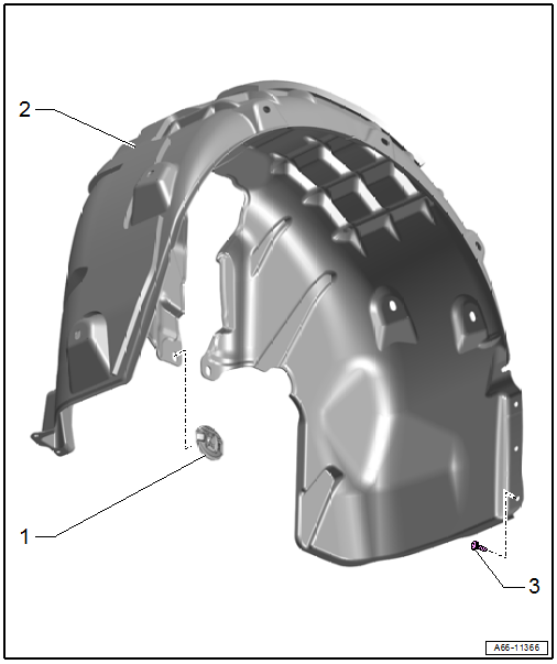 Overview - Rear Wheel Housing Liner