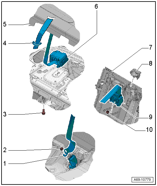 Overview - Rear Center Three-Point Seat Belt