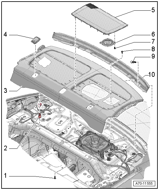 Overview - Rear Shelf