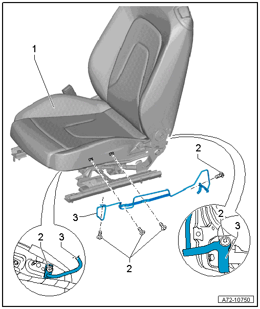 Sill Panel Side Seat Side Trim Bracket, Front Seat (Power)