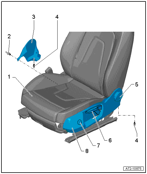 Sill Panel/Tunnel Seat Side Trim, Front Seat (Manual)