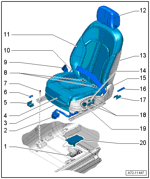 Overview - Front Seat, Multi-contour Seat