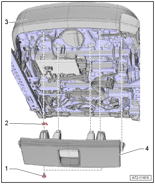 Overview - Seat Pan, Storage Compartment