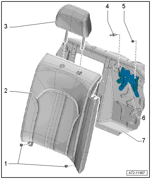 Overview - Rear Seat Backrest, Multi-contour Seat