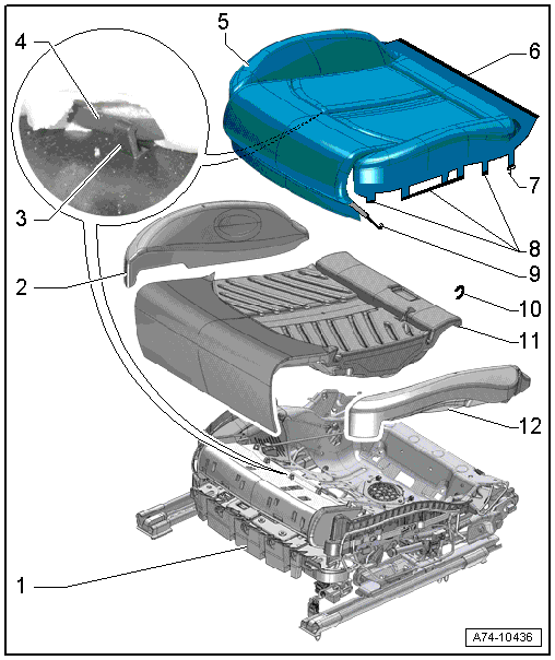 Overview - Seat Pan Cover and Cushion, Multi-contour Seat