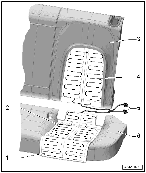 Overview - Seat Heating Element, Standard Seat/Sport Seat