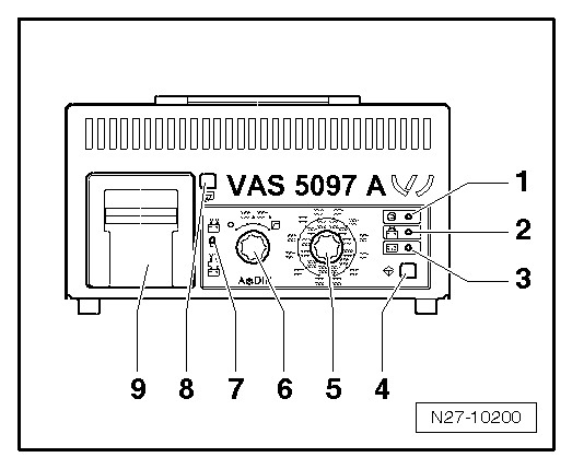 Battery Tester with Printer -VAS5097A-